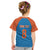 Custom India Cricket Mix Paisley Pattern Kid T Shirt - Wonder Print Shop