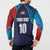 Custom USA Cricket Button Sweatshirt With Flag Style - Wonder Print Shop