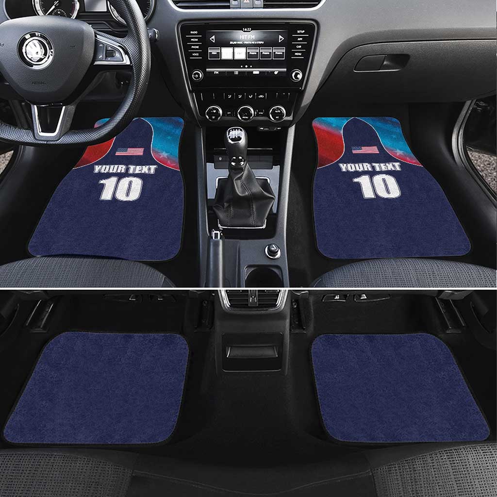 Custom USA Cricket Car Mats With Flag Style - Wonder Print Shop