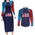 Custom USA Cricket Couples Matching Long Sleeve Bodycon Dress and Long Sleeve Button Shirt With Flag Style - Wonder Print Shop