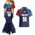 Custom USA Cricket Couples Matching Mermaid Dress and Hawaiian Shirt With Flag Style - Wonder Print Shop