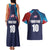 Custom USA Cricket Couples Matching Tank Maxi Dress and Hawaiian Shirt With Flag Style - Wonder Print Shop