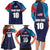 Custom USA Cricket Family Matching Long Sleeve Bodycon Dress and Hawaiian Shirt With Flag Style - Wonder Print Shop