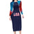 Custom USA Cricket Family Matching Long Sleeve Bodycon Dress and Hawaiian Shirt With Flag Style - Wonder Print Shop