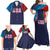 Custom USA Cricket Family Matching Off Shoulder Maxi Dress and Hawaiian Shirt With Flag Style - Wonder Print Shop