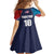 Custom USA Cricket Family Matching Off Shoulder Short Dress and Hawaiian Shirt With Flag Style - Wonder Print Shop