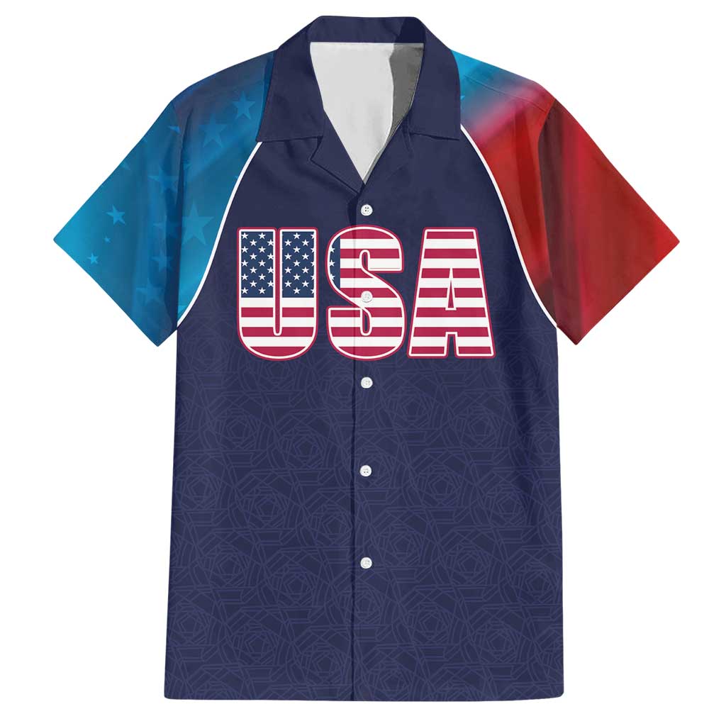 Custom USA Cricket Hawaiian Shirt With Flag Style - Wonder Print Shop