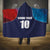 Custom USA Cricket Hooded Blanket With Flag Style