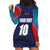 Custom USA Cricket Hoodie Dress With Flag Style - Wonder Print Shop