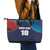 Custom USA Cricket Leather Tote Bag With Flag Style