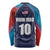 Custom USA Cricket Long Sleeve Shirt With Flag Style - Wonder Print Shop