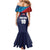 Custom USA Cricket Mermaid Dress With Flag Style - Wonder Print Shop