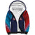 Custom USA Cricket Sherpa Hoodie With Flag Style