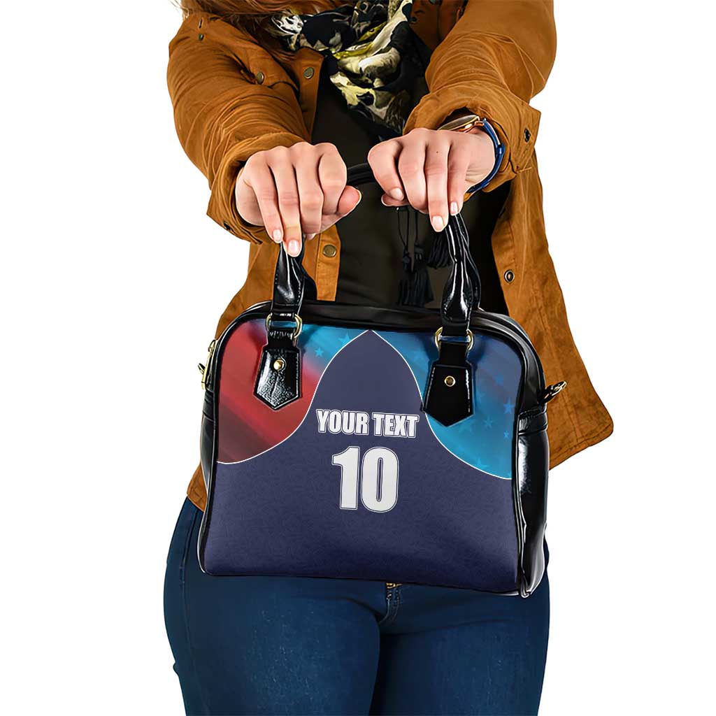 Custom USA Cricket Shoulder Handbag With Flag Style