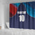 Custom USA Cricket Shower Curtain With Flag Style