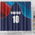 Custom USA Cricket Shower Curtain With Flag Style