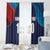 Custom USA Cricket Window Curtain With Flag Style