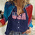 Custom USA Cricket Women Casual Shirt With Flag Style