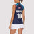 Custom USA Cricket Women Sleeveless Polo Shirt With Flag Style