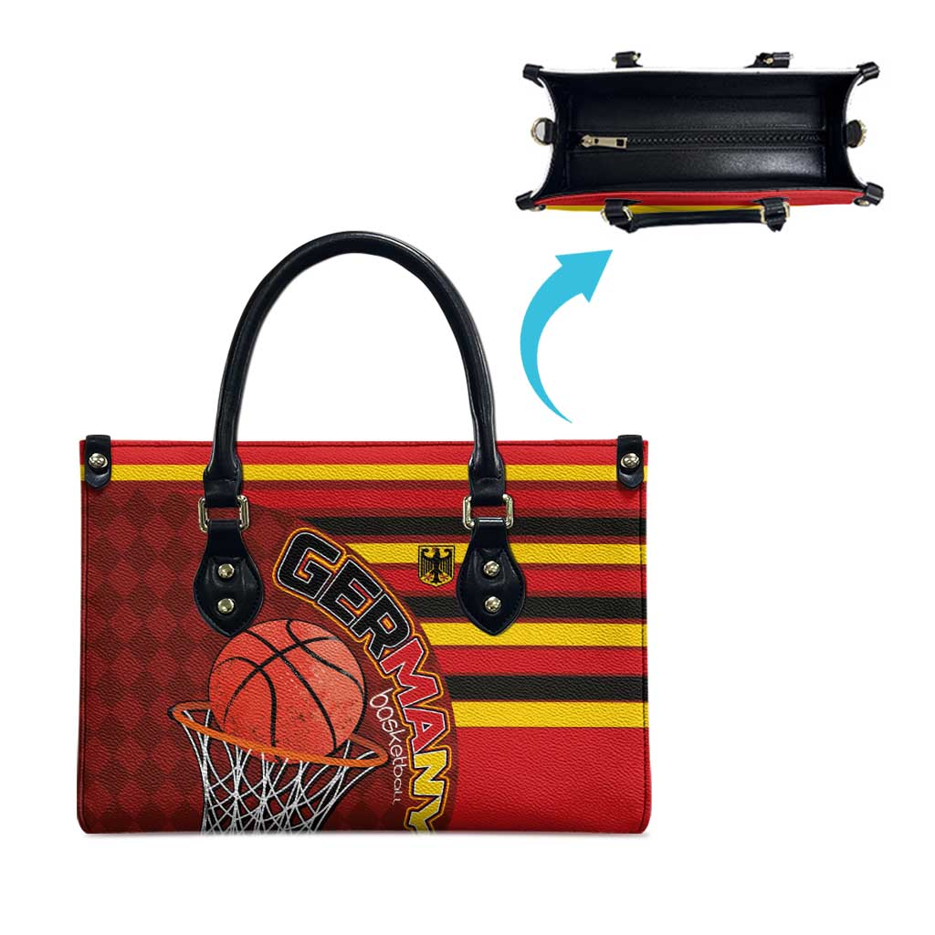 Basketball Fan Jersey Germany Leather Bag Die Mannschaft 2025 - Wonder Print Shop