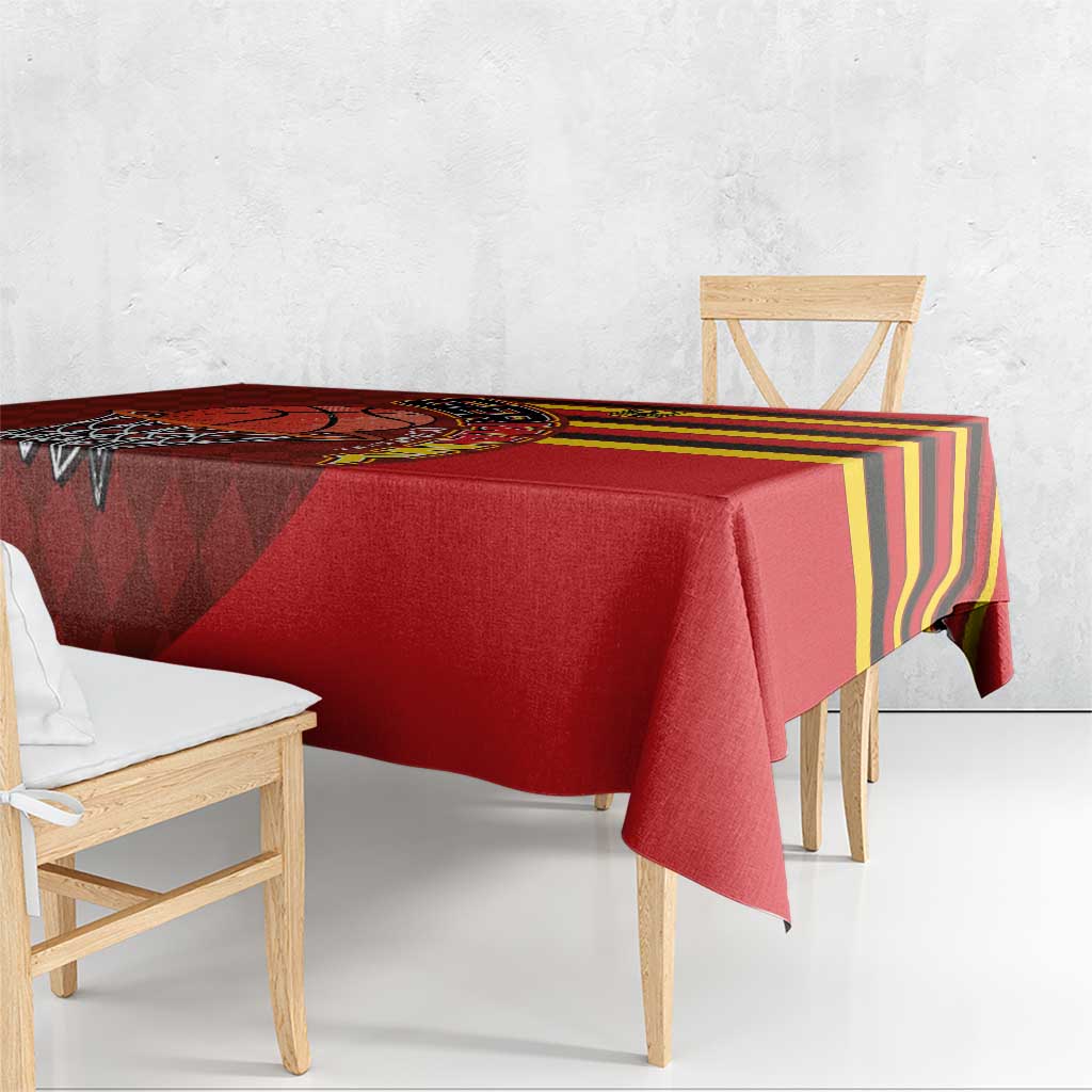 Basketball Fan Jersey Germany Tablecloth Die Mannschaft 2025 - Wonder Print Shop