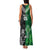 New Zealand And Ireland Rugby Custom Family Matching Tank Maxi Dress and Hawaiian Shirt Maori Tiki With Shamrock