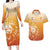 Custom Netherlands 2024 Football Couples Matching Long Sleeve Bodycon Dress and Hawaiian Shirt Go Champions Oranje Lions LT05 - Wonder Print Shop