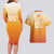 Custom Netherlands 2024 Football Couples Matching Long Sleeve Bodycon Dress and Hawaiian Shirt Go Champions Oranje Lions LT05 - Wonder Print Shop