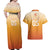 Custom Netherlands 2024 Football Couples Matching Off Shoulder Maxi Dress and Hawaiian Shirt Go Champions Oranje Lions LT05 - Wonder Print Shop