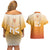 Custom Netherlands 2024 Football Couples Matching Off Shoulder Short Dress and Hawaiian Shirt Go Champions Oranje Lions LT05 - Wonder Print Shop