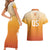 Custom Netherlands 2024 Football Couples Matching Short Sleeve Bodycon Dress and Hawaiian Shirt Go Champions Oranje Lions LT05 - Wonder Print Shop