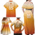 Custom Netherlands 2024 Football Family Matching Off Shoulder Maxi Dress and Hawaiian Shirt Go Champions Oranje Lions LT05 - Wonder Print Shop