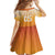 Custom Netherlands 2024 Football Family Matching Off Shoulder Short Dress and Hawaiian Shirt Go Champions Oranje Lions LT05 - Wonder Print Shop