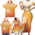 Custom Netherlands 2024 Football Family Matching Short Sleeve Bodycon Dress and Hawaiian Shirt Go Champions Oranje Lions LT05 - Wonder Print Shop