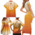 Custom Netherlands 2024 Football Family Matching Short Sleeve Bodycon Dress and Hawaiian Shirt Go Champions Oranje Lions LT05 - Wonder Print Shop