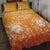 Netherlands 2024 Football Quilt Bed Set Go Champions Oranje Lions