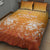 Netherlands 2024 Football Quilt Bed Set Go Champions Oranje Lions