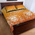 Netherlands 2024 Football Quilt Bed Set Go Champions Oranje Lions