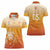 Custom Netherlands 2024 Football Women Polo Shirt Go Champions Oranje Lions