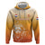 Custom Netherlands 2024 Football Zip Hoodie Go Champions Oranje Lions LT05 - Wonder Print Shop