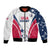 Custom USA Rugby 2024 Bomber Jacket Eagles Reigns Supreme White Version LT05 - Wonder Print Shop