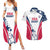 Custom USA Rugby 2024 Couples Matching Summer Maxi Dress and Hawaiian Shirt Eagles Reigns Supreme White Version LT05 - Wonder Print Shop