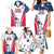 Custom USA Rugby 2024 Family Matching Mermaid Dress and Hawaiian Shirt Eagles Reigns Supreme White Version LT05 - Wonder Print Shop