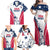 Custom USA Rugby 2024 Family Matching Off Shoulder Maxi Dress and Hawaiian Shirt Eagles Reigns Supreme White Version LT05 - Wonder Print Shop