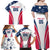 Custom USA Rugby 2024 Family Matching Off Shoulder Maxi Dress and Hawaiian Shirt Eagles Reigns Supreme White Version LT05 - Wonder Print Shop