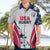 Custom USA Rugby 2024 Hawaiian Shirt Eagles Reigns Supreme White Version LT05 - Wonder Print Shop