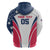 Custom USA Rugby 2024 Hoodie Eagles Reigns Supreme White Version LT05 - Wonder Print Shop