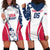 Custom USA Rugby 2024 Hoodie Dress Eagles Reigns Supreme White Version LT05 - Wonder Print Shop