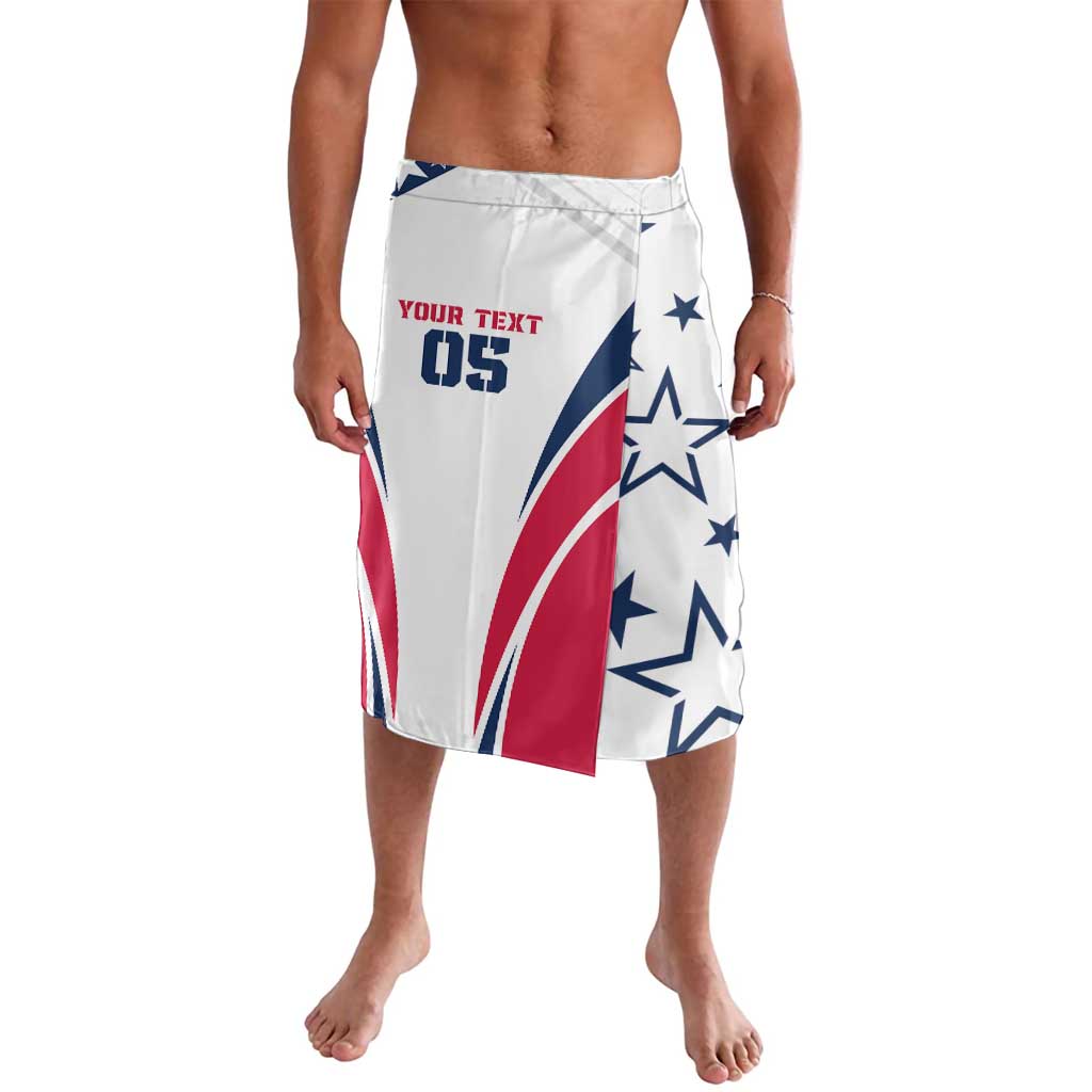 Custom USA Rugby 2024 Lavalava Eagles Reigns Supreme White Version LT05 - Wonder Print Shop