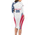 Custom USA Rugby 2024 Long Sleeve Bodycon Dress Eagles Reigns Supreme White Version LT05 - Wonder Print Shop